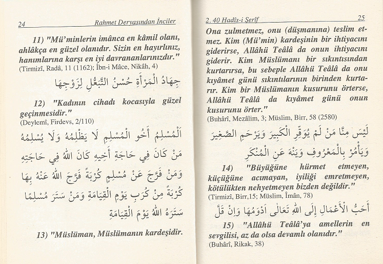 Rahmet Deryasından İnciler (cep boy)