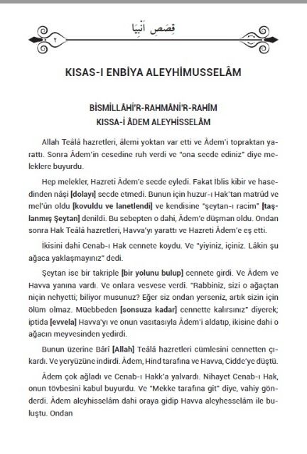 Kısası Enbiya Ahmet Cevdet paşa