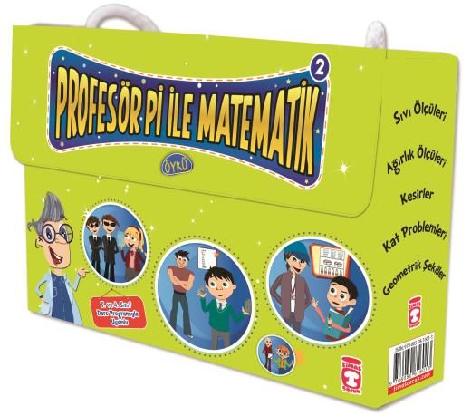 Profesör Pi İle Matematik 2 Set - (5 Kitap)