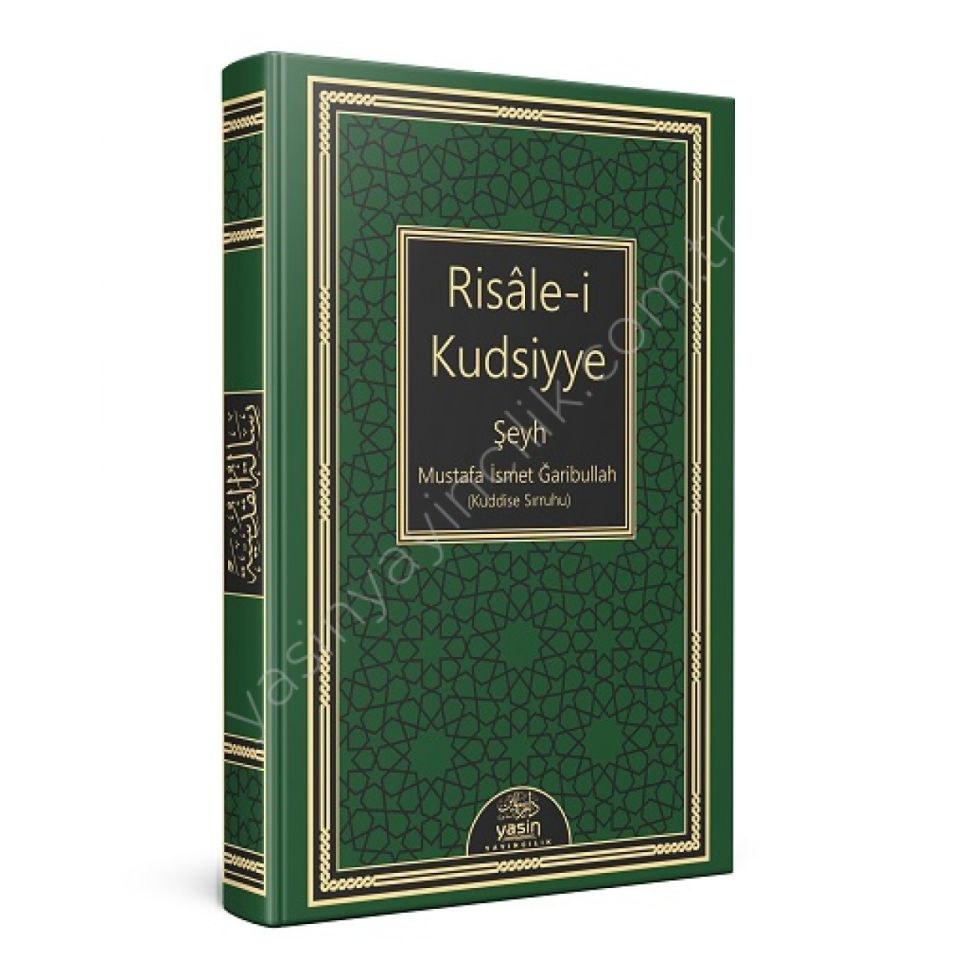 Risalei Kudsiyye Osmanlıca Cep Boy Deri Cilt Yeşil Renk
