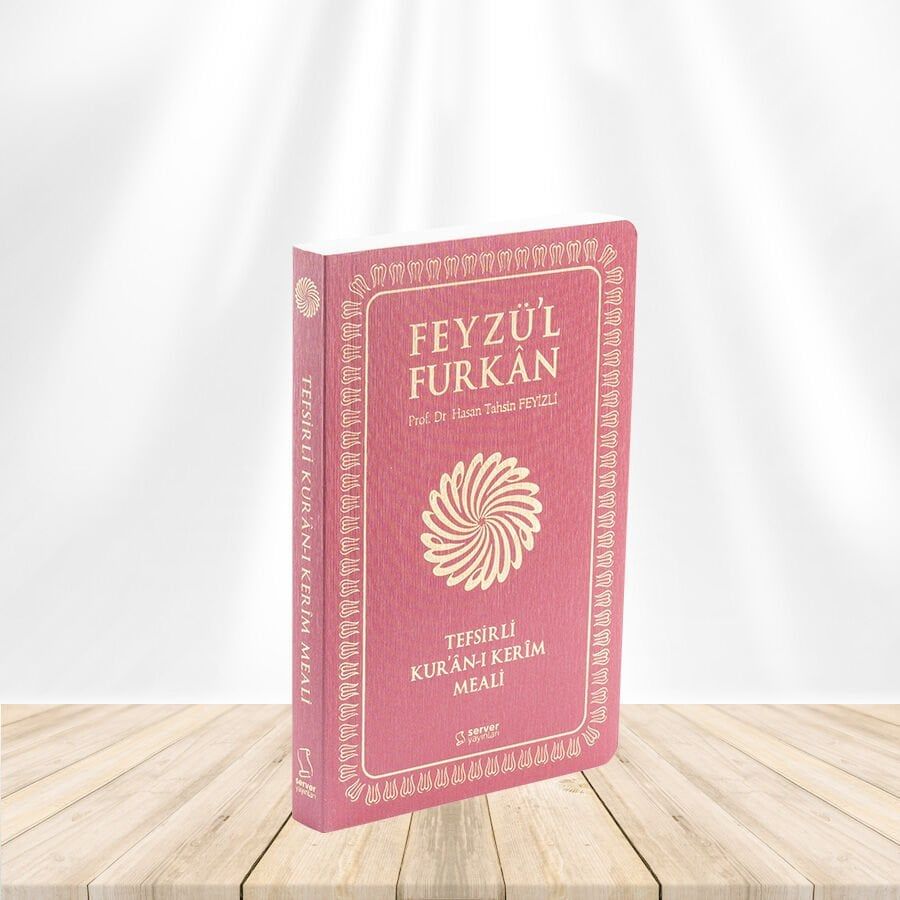 Feyzü'l Furkan Tefsirli Kur'an-ı Kerim Meali (Sempatik Cep Boy - İnce Cilt) - Bordo