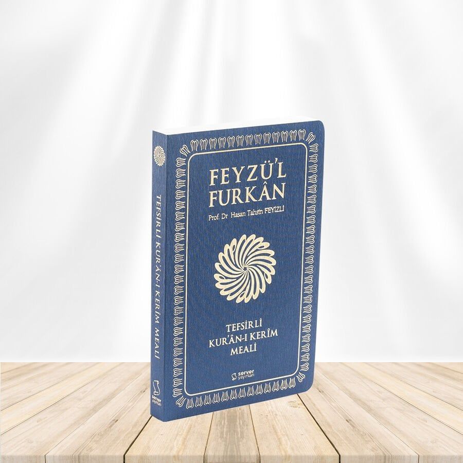 Feyzü'l Furkan Tefsirli Kur'an-ı Kerim Meali (Sempatik Cep Boy - İnce Cilt) - Lacivert