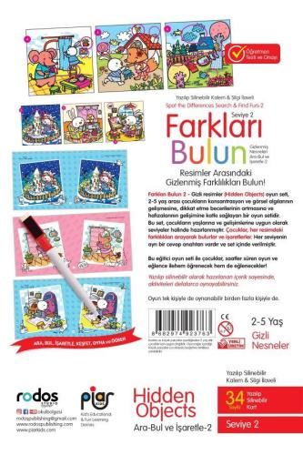 Gizli Resimler-Farkları Bulun (Seviye 2) Hidden Objects-2 -Gizlenmiş Nesneleri Ara-Bul-İşaretle