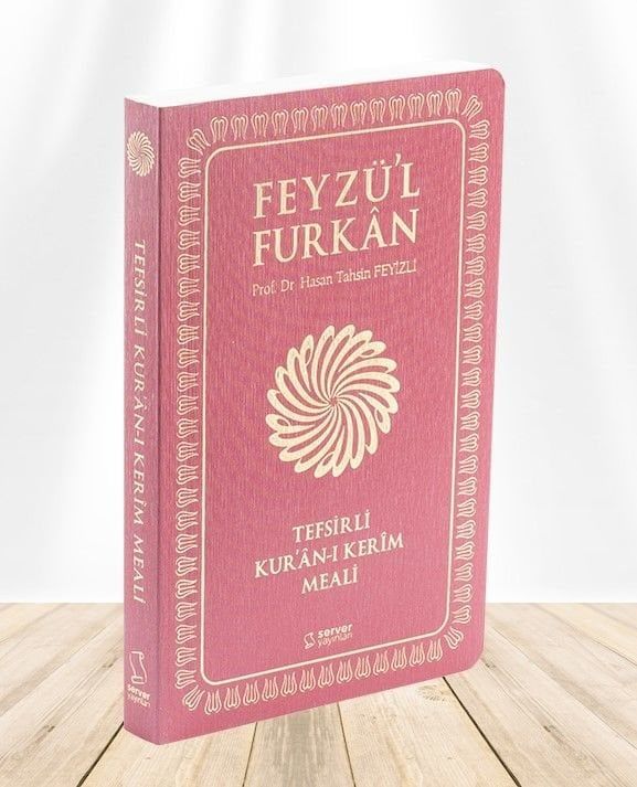 Feyzü'l Furkan Tefsirli Kur'an-ı Kerim Meali (Orta Boy - Tefsirli Meal - İNCE CİLT) BORDO