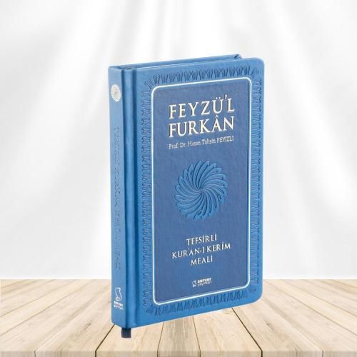 Feyzü'l Furkan Tefsirli Kur'an-ı Kerim Meali (Büyük Boy - Tefsirli Meal - Ciltli) LACİVERT