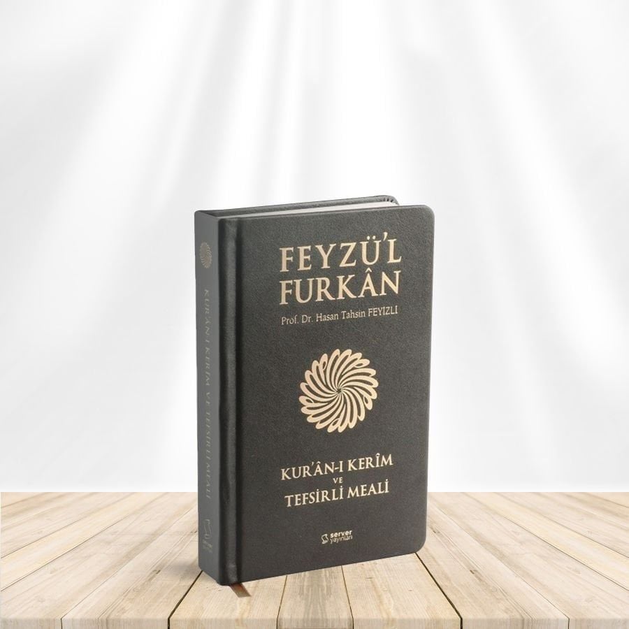 Feyzü'l Furkan Kur'ân-ı Kerîm ve Tefsirli Meali (Sempatik Cep Boy - Hakiki Deri Ciltli)