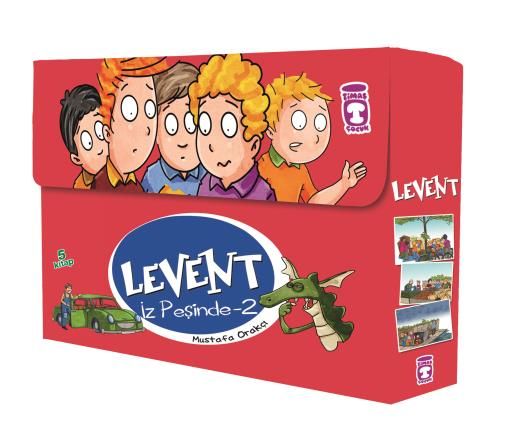 Levent İz Peşinde 2 Set - (5 Kitap)