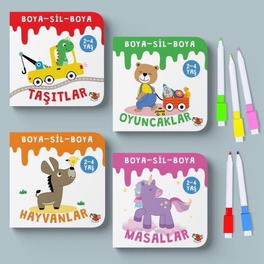 Boya-sil-boya (4 Kitap Set)