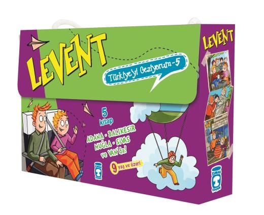 Levent Türkiye'yi Geziyorum 5 Set - (5 Kitap)