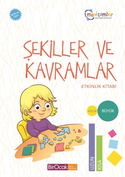 Şekiller Ve Kavramlar Etkinlik Kitabı - Mavi Çember (48 Ay Ve Üzeri)