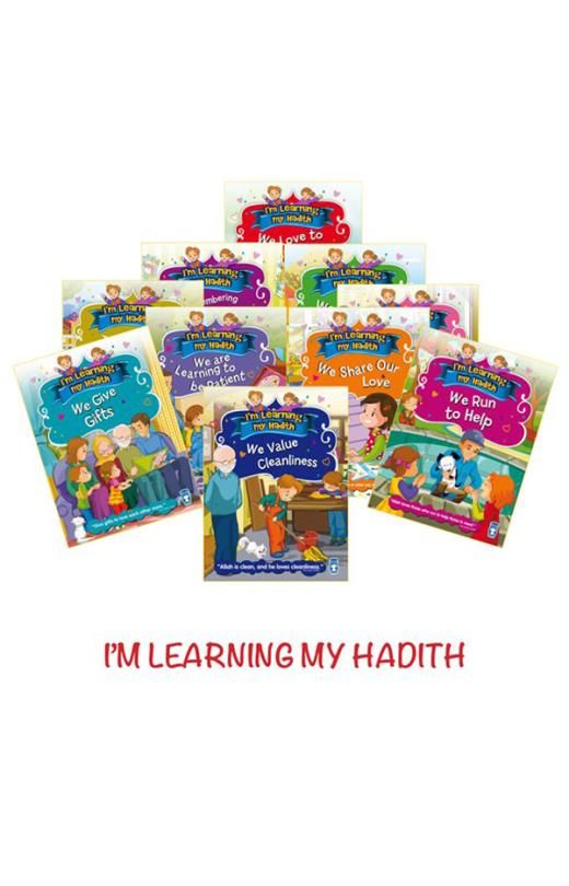 Hadisleri Öğreniyorum - I'm Learning My Hadith Set (İngilizce -10 Kitap)
