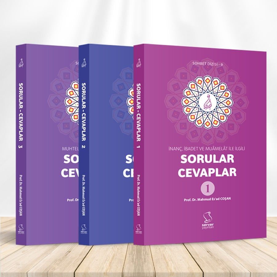 M. ES'AD COŞAN SORULAR-CEVAPLAR SETİ (3 kitap)