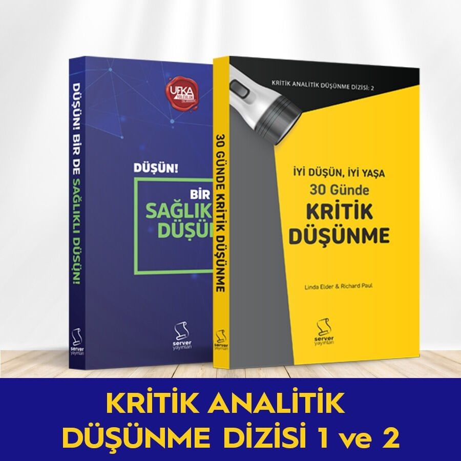 KRİTİK VE ANALİTİK DÜŞÜNME SETİ (2 kitap)