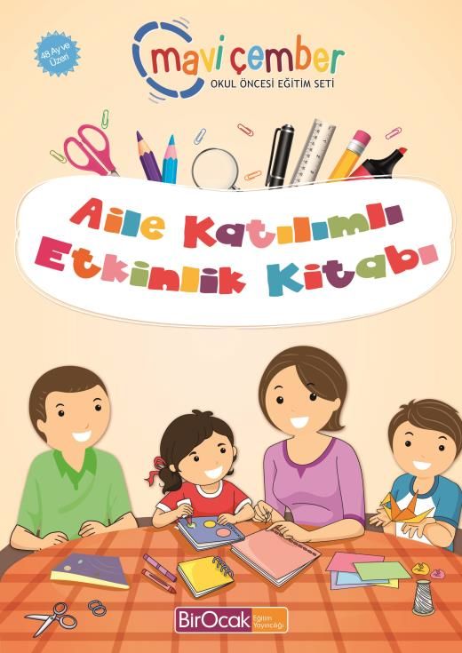 Aile Katılımlı Etkinlik Kitabı - Mavi Çember (48 Ay Ve Üzeri)
