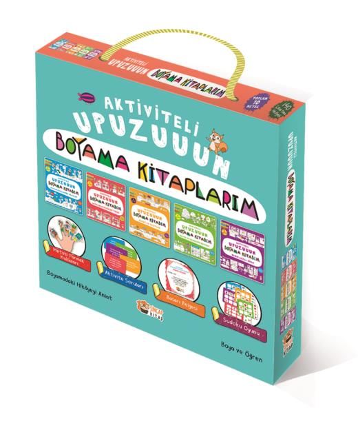 Aktiviteli Upuzuuun Boyama Kitabım - Set (5 Kitap)